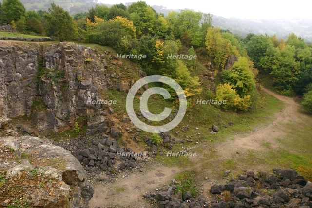 Stone quarry, The National Stone Centre, Derbyshire, 2005.  Creator: Peter Thompson.