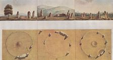 Stone Rings - Old Keig, Balquhain, Balgorkar 1827, (1946). Artist: I Logan