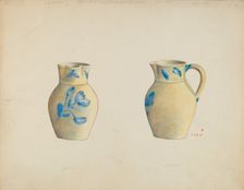 Stoneware Cream Pitcher, 1935/1942. Creator: Margaret Stottlemeyer