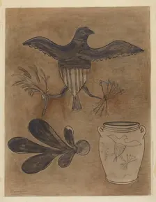 Stoneware Crock, 1935/1942. Creator: Yolande Delasser