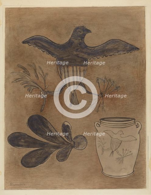 Stoneware Crock, 1935/1942. Creator: Yolande Delasser.
