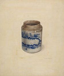 Stoneware Crock, 1938. Creator: Edward W. Buechner