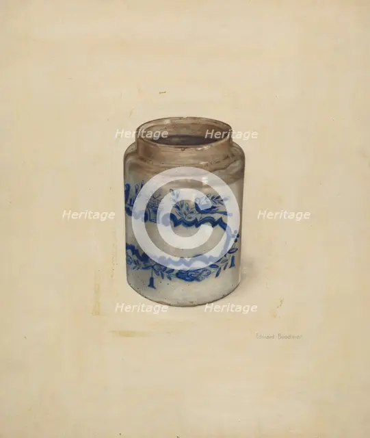 Stoneware Crock, 1938. Creator: Edward W. Buechner.