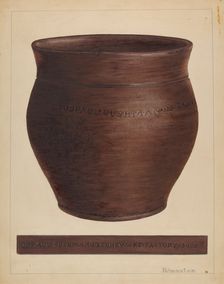 Stoneware Jar, 1935/1942. Creator: Nicholas Amantea