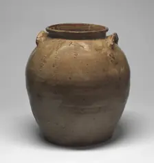 Stoneware storage jar, 1852. Creator: Dave the Potter