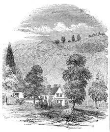 Stoney Middleton, the Seat of the late Lord Denman, 1854. Creator: Unknown