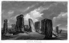 Stonehenge, 1786.Artist: William Byrne