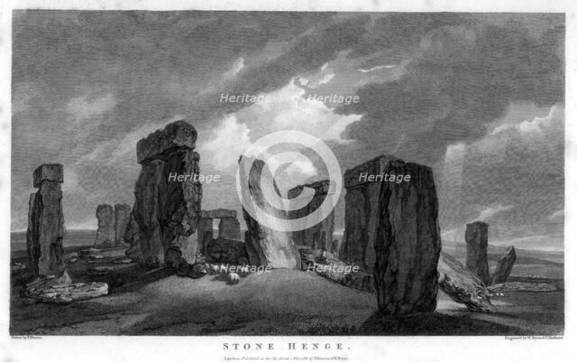 Stonehenge, 1786.Artist: William Byrne