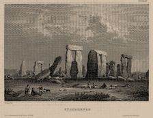 Stonehenge, 1843. Creator: Reiss, Carl (active 1842-1860)