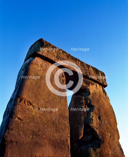 Stonehenge trilithon, Wiltshire. Artist: Historic England Staff Photographer.