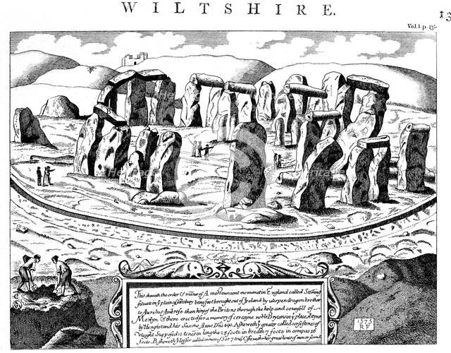 Stonehenge, Wiltshire, 18th century. Artist: Unknown
