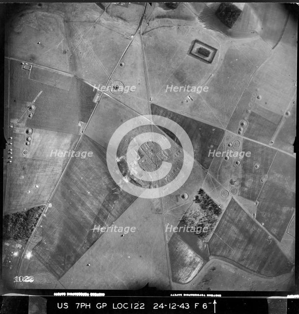Stonehenge, Wiltshire, Christmas Eve 1943. Artist: USAAF Photographer.