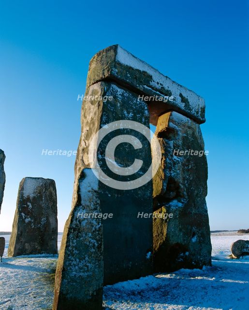 Stonehenge, Wiltshire. Artist: James O Davies.