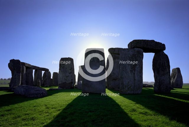 Stonehenge, Wiltshire. Artist: James O Davies.