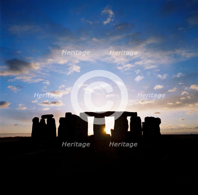 Stonehenge, Wiltshire. Artist: James Davies.