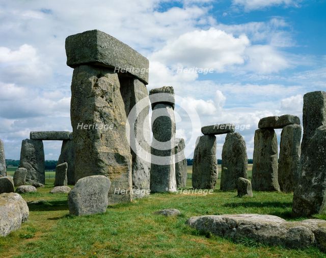 Stonehenge, Wiltshire. Artist: Paul Highnam.
