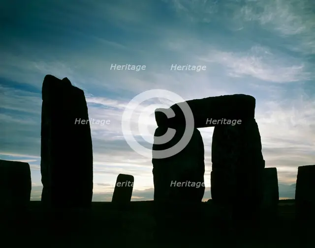 Stonehenge, Wiltshire. Artist: Unknown.