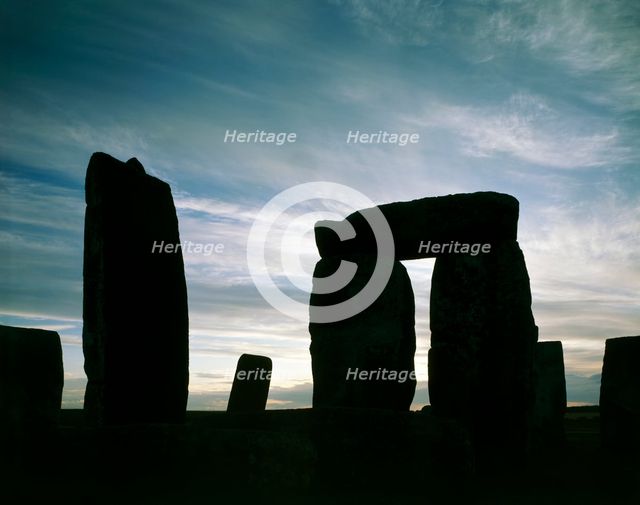 Stonehenge, Wiltshire. Artist: Unknown.