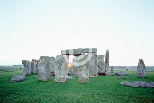 Stonehenge, Wiltshire. Artist: Unknown.
