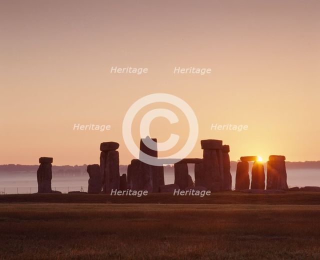 Stonehenge, Wiltshire. Artist: Unknown.