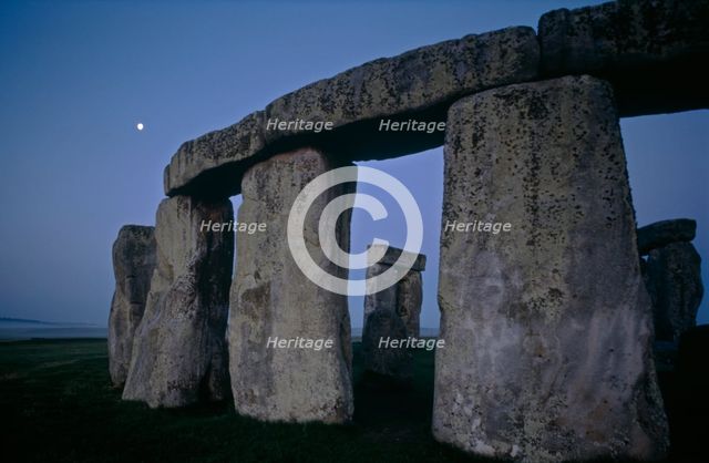 Stonehenge, Wiltshire. Artist: Unknown.