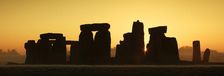 Stonehenge, Wiltshire, at sunrise, c2012. Artist: James O Davies
