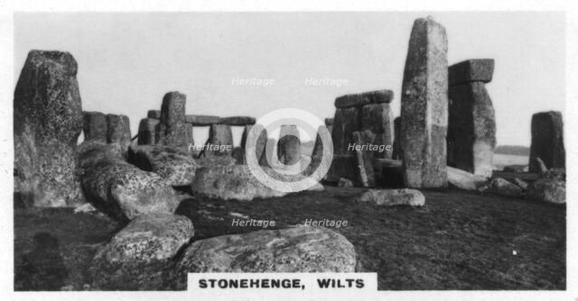 Stonehenge, Wiltshire, c1920s. Artist: Unknown