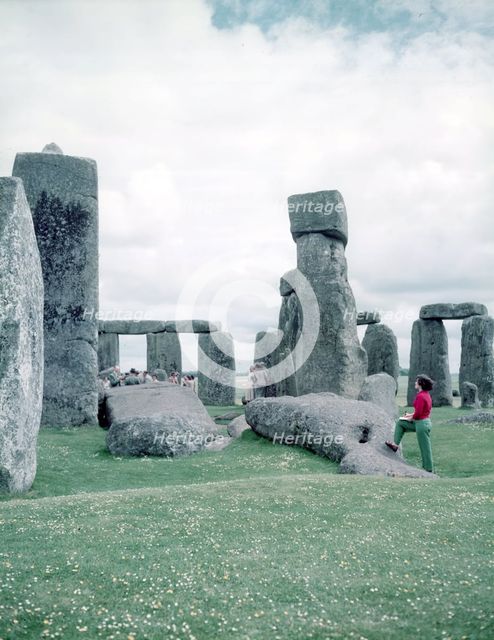 Stonehenge, Wiltshire, c1955. Creator: Arthur Charles Kirby Ware.