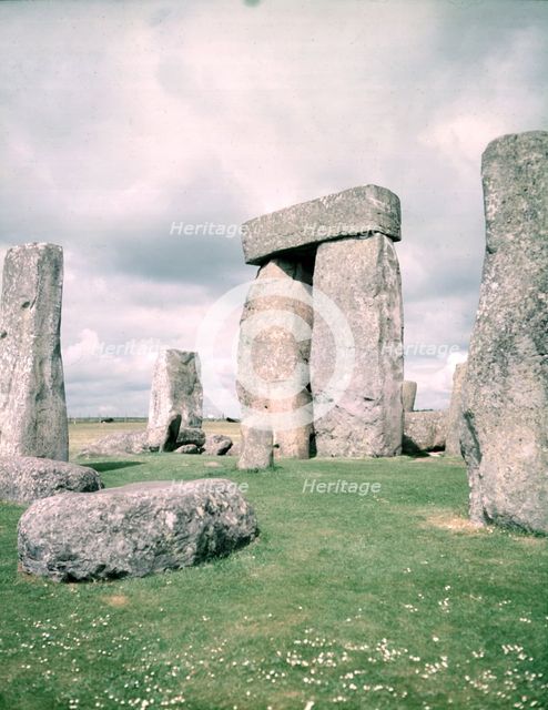 Stonehenge, Wiltshire, c1955. Creator: Arthur Charles Kirby Ware.