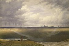 Stonehenge-A Showery Day, early 19th century. Artist: William Turner