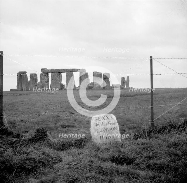 Stonehenge, Amesbury, Wiltshire, 1935. Artist: Miss Wight