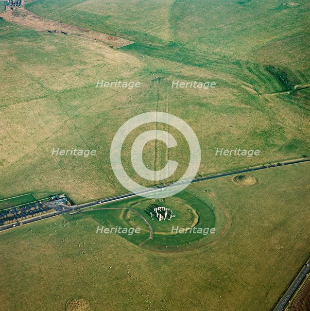Stonehenge and The Avenue, Wiltshire. Artist: Historic England Staff Photographer.