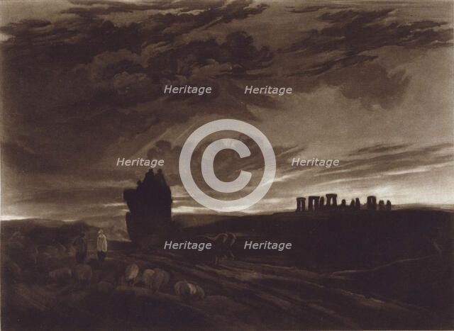 Stonehenge, c1824. Creator: Thomas Goff Lupton.
