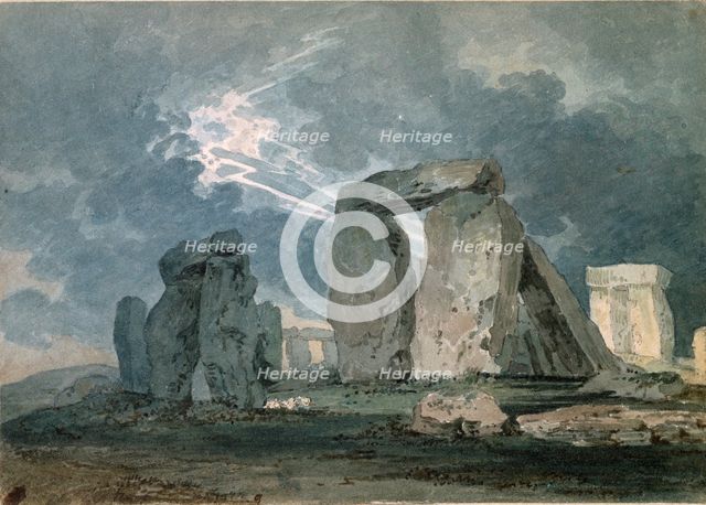 Stonehenge during a Thunderstorm, c.1794.