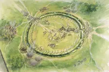Stonehenge Phase 2, c27th century BC, (c1990-2010). Artist: Mike Seaforth