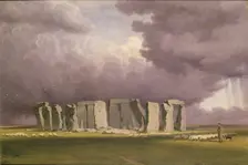 Stonehenge: Stormy Day, 1846. Artist: William Turner