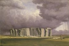 Stonehenge: Stormy Day, 1846. Artist: William Turner