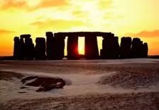 Stonehenge sunset, Wiltshire