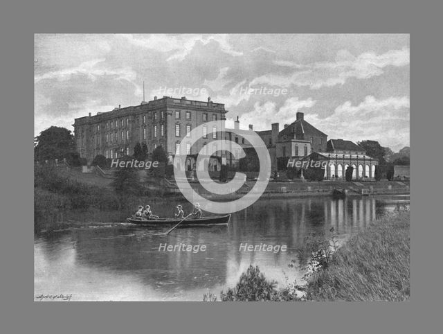 Stoneleigh Abbey, c1900. Artist: Harvey Barton.