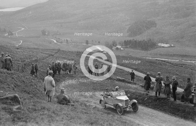 Stoneleigh open 2-seater of EJ Hedent competing in the Scottish Light Car Trial, 1922. Artist: Bill Brunell.