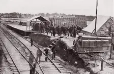 Stoneman's Station, Virginia. Commissary Dept., 1861-65. Creator: Unknown