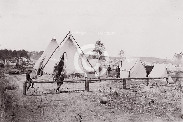 Stoneman's Station, Virginia. Quartermaster Dept., 1861-65. Creator: Unknown.