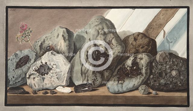 Stones of crystals called Gems of Mount Vesuvius, 1776.
