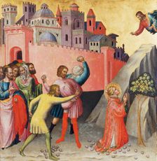 Stoning, c1390. Creator: Martino di Bartolomeo di Biagio