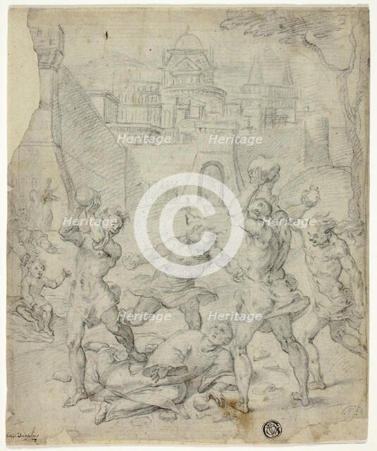 Stoning of Staint Stephen, c.1600. Creator: Unknown.