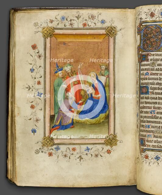 Stonyhurst Hours (Use of Sarum), c. 1400-10. Creator: Beaufort Saints Group.
