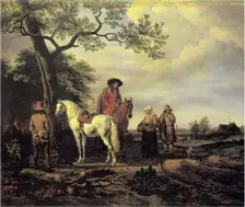 Stop in the Way, 1660. Creator: Adriaen van de Velde