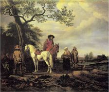 Stop in the Way, 1660. Creator: Adriaen van de Velde