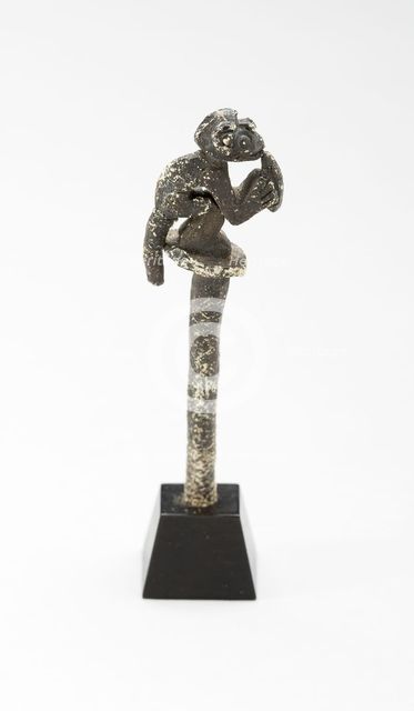 Stopper or Spoon with Figure of Monkey [Broken at Bottom], A.D. 1450/1532. Creator: Unknown.