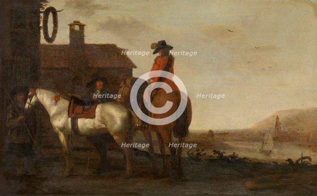 Stopping Place for Horsemen and Horses, late 17th-early 18th century. Creator: Abraham Pietersz van Kalraet.